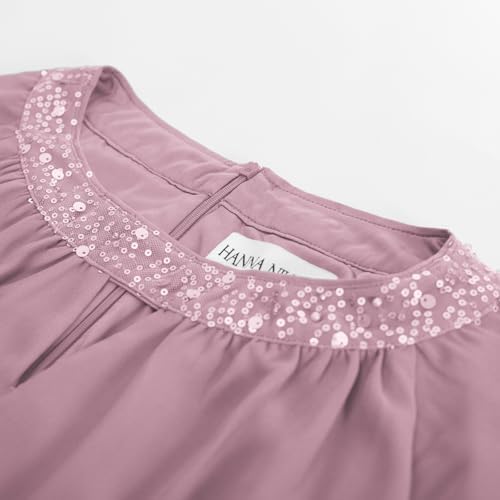 Hanna Nikole Mother of Bride Pant Suits Plus Size Half Sleeve 2 Piece Chiffon Pantsuit Formal Wedding Guest Outfit