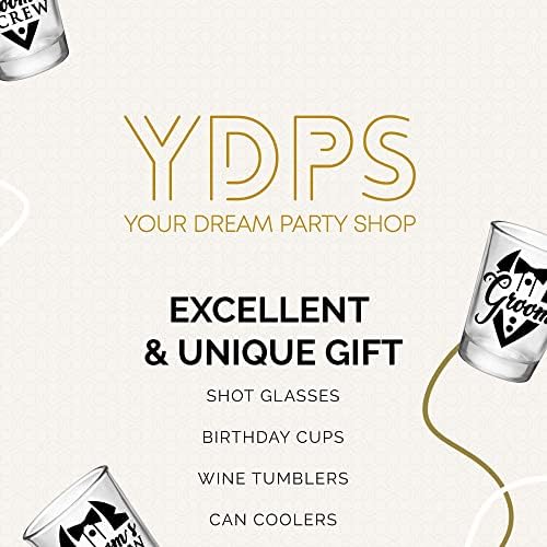 Bachelor Party Shot Glass Set of 12 1 for Groom and 11 for Groomsmen, 1.75oz Glasses, Groomsmen Proposal Gifts For Wedding, Team Groom Proposal, Party Favors for Men And Gift Ideas