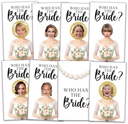 Who Has The Bride Bridal Shower Scratch Off Game, Fun Wedding Shower Game for Guests, Engagement Party, Bachelorette Party, Bride-to-Be Celebration Scratch Off Cards-41packs