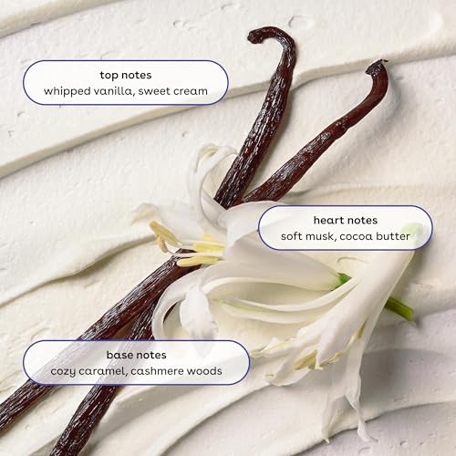 eos Cashmere Body Wash Vanilla Cashmere, Moisturizing Body Wash, Creamy Gel Formula, with Shea Butter, Glycerin, Vitamin E, pH Balanced, Sensitive Skin, Vegan, 16 fl oz