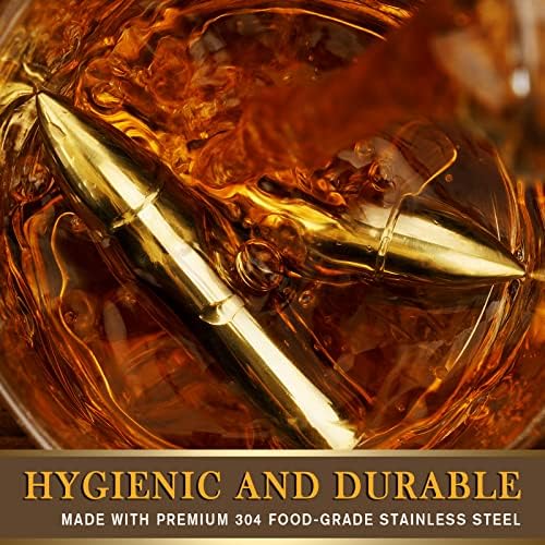 Gifts for Husband Him Men Valentines Day, Reusable Stainless Steel Engraved Whiskey Stones Glasses Set Gifts, Birthday Wedding Gift for Dad Husband Boyfriend Fiance, Cool Bourbon Scotch Set Gifts