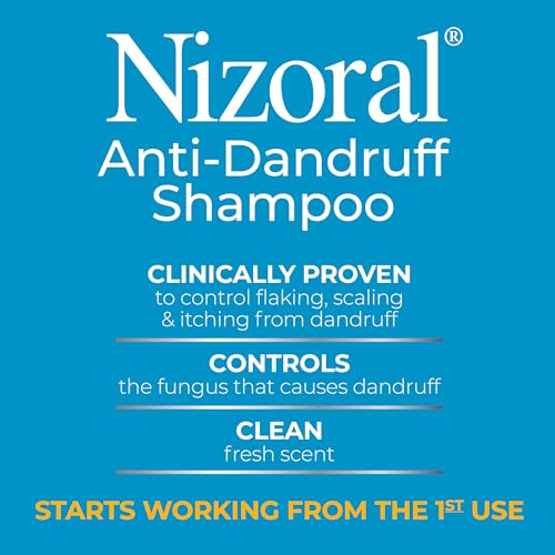 Nizoral Anti-Dandruff Shampoo with 1% Ketoconazole, Fresh Scent, 7 Fl Oz