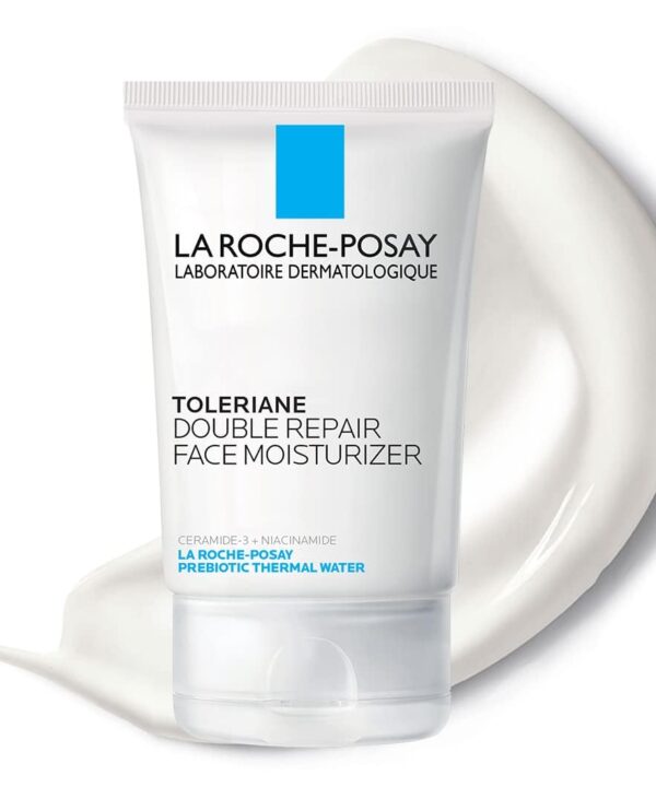 La Roche-Posay Toleriane Double Repair Face Moisturizer, Daily Moisturizer Face Cream with Ceramide & Niacinamide for All Skin Types, Immediate Comfort & Long Lasting Hydration, Fragrance Free