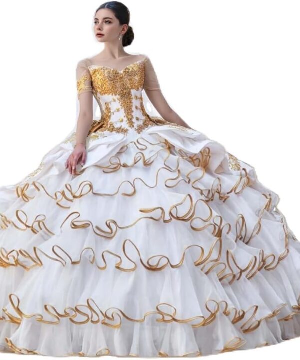 Unique Designer Ball Gown Crystal Rhinestones Quinceanera Wedding Prom Dresses 2026