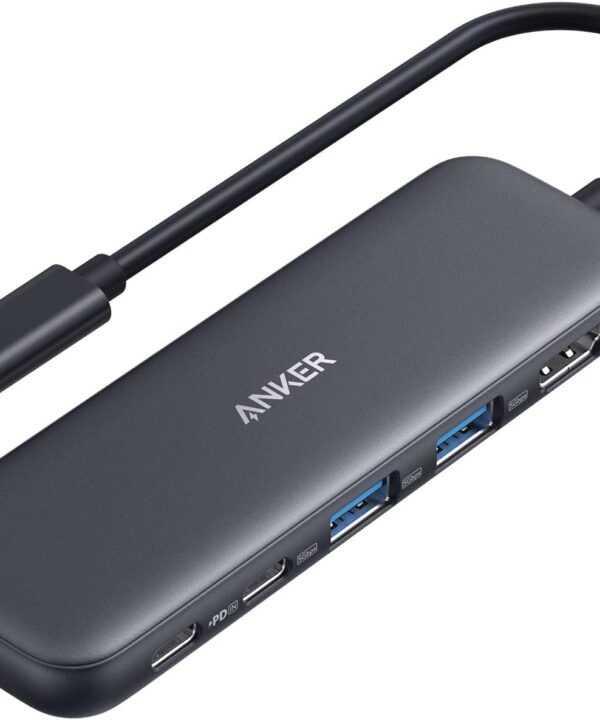 Anker USB C Hub, 5-in-1 USBC to HDMI Splitter with 4K Display, 1 x Powered USB-C 5Gbps & 2Powered USB-A 3.0 5Gbps Data Ports for MacBook Pro, MacBook Air, Dell and More