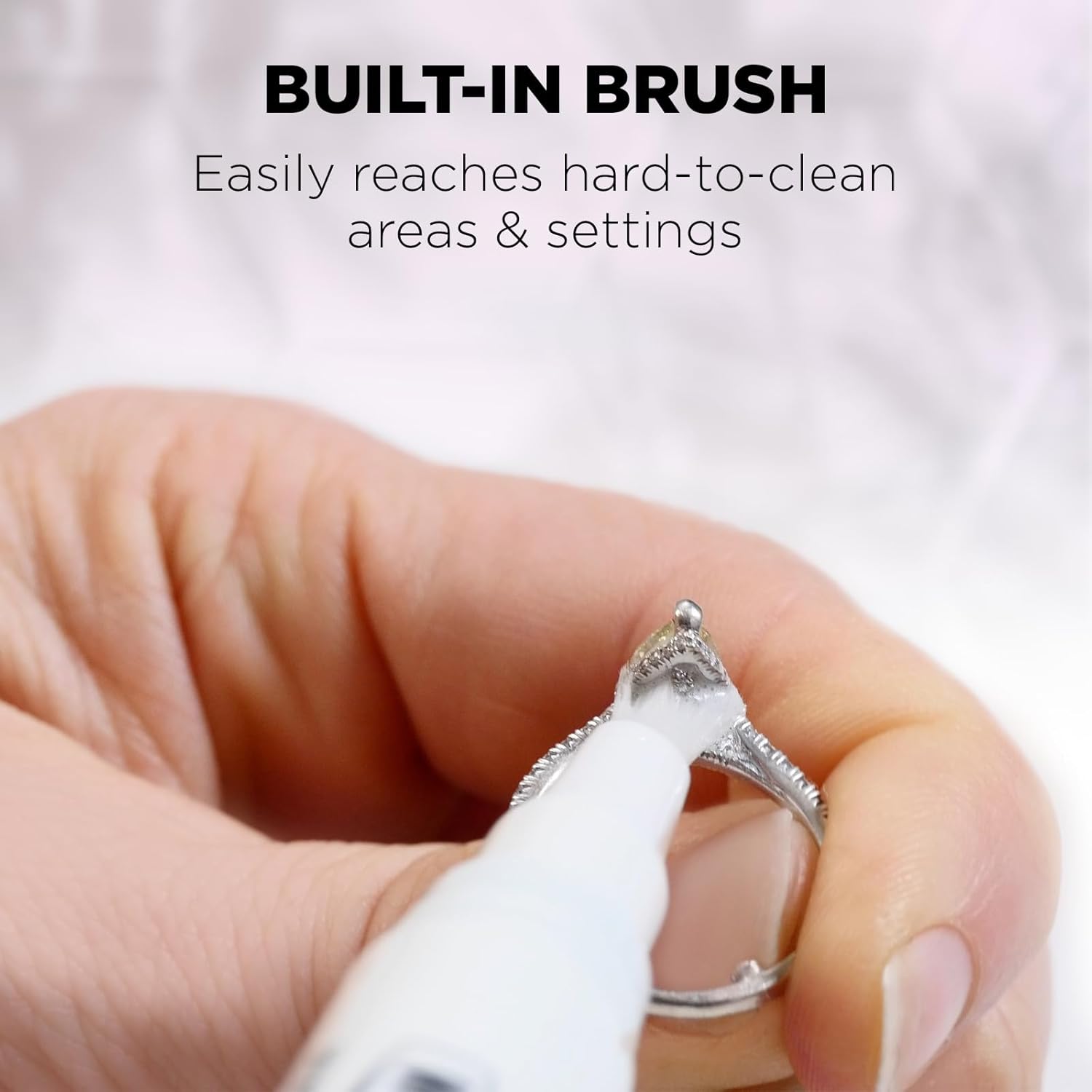 Weiman Jewelry Cleaner & Sparkle Stick – Portable, On-The-Go Cleaning for Diamond Engagement Rings, Wedding Rings, Gemstones, Necklaces, Earrings, Bracelets