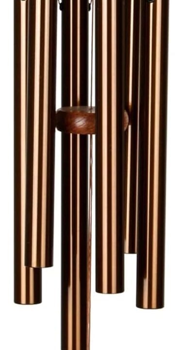 Woodstock Wind Chimes Amazing Grace Chime Medium (24'') Bronze Wind Chime Inspirational and Memorial Gifts Wind Chimes for Outside Patio Home or Garden Decor