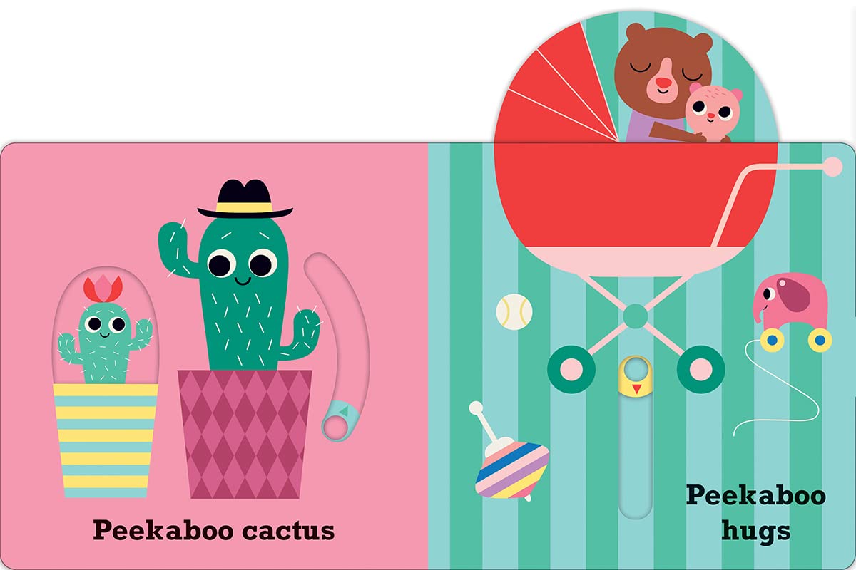 Peekaboo: Love: (An Interactive Board Book for Babies & Toddlers with Mirror & Sliders to Push, Pull, or Turn. Cute Artwork Includes a Strawberry, Rainbow, Ladybug, & More.) (Peekaboo You)