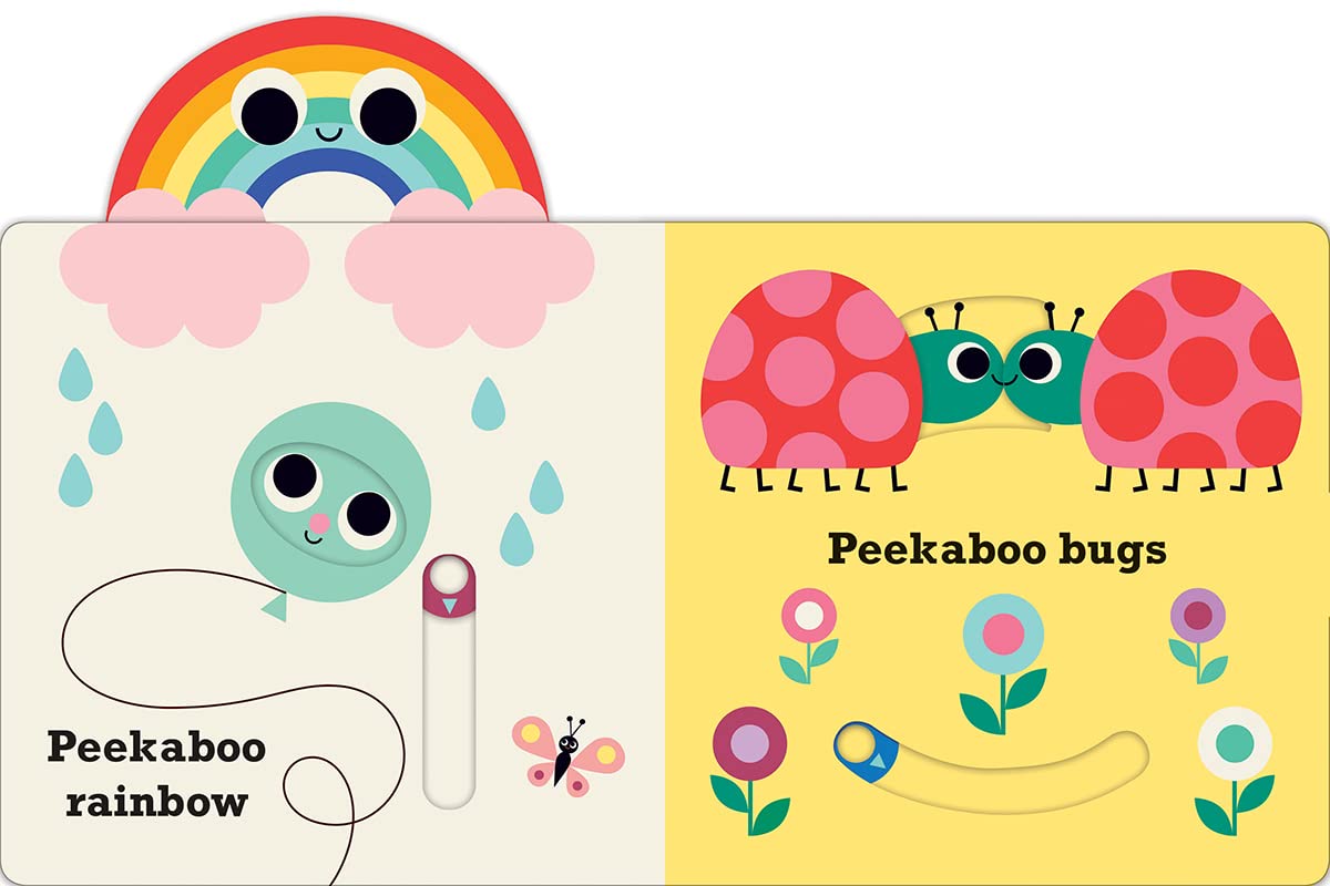 Peekaboo: Love: (An Interactive Board Book for Babies & Toddlers with Mirror & Sliders to Push, Pull, or Turn. Cute Artwork Includes a Strawberry, Rainbow, Ladybug, & More.) (Peekaboo You)