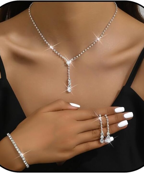 choice of all Wedding Jewelry Sets for Brides Bridesmaid Jewelry Set for Wedding Prom Formal Dressy Bridesmaid Gifts for Wedding Day