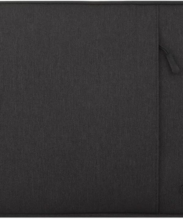 MOSISO Laptop Case 13.3 inch, 13-13.3 inch Laptop Sleeve Compatible with MacBook Air/Pro 13/Pro 14 M5 M4 M3 M2 M1, HP Dell ASUS Lenovo,Polyester Vertical Computer Sleeve Bag with Pocket, Black