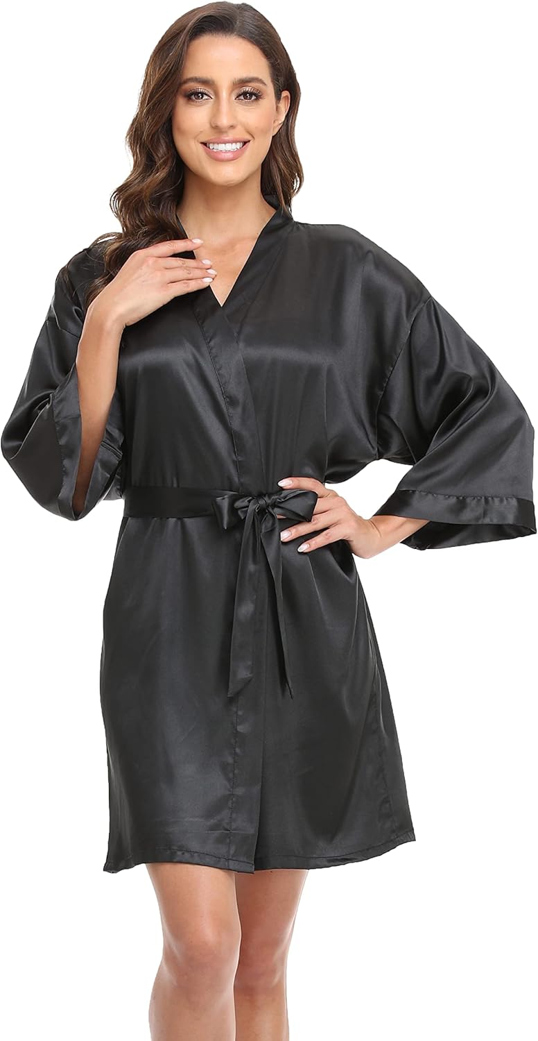 Wedding Robe 2sets Silky Bridesmaid Mother of The Bride Groom Robes Wedding Day Bathrobe Getting Ready