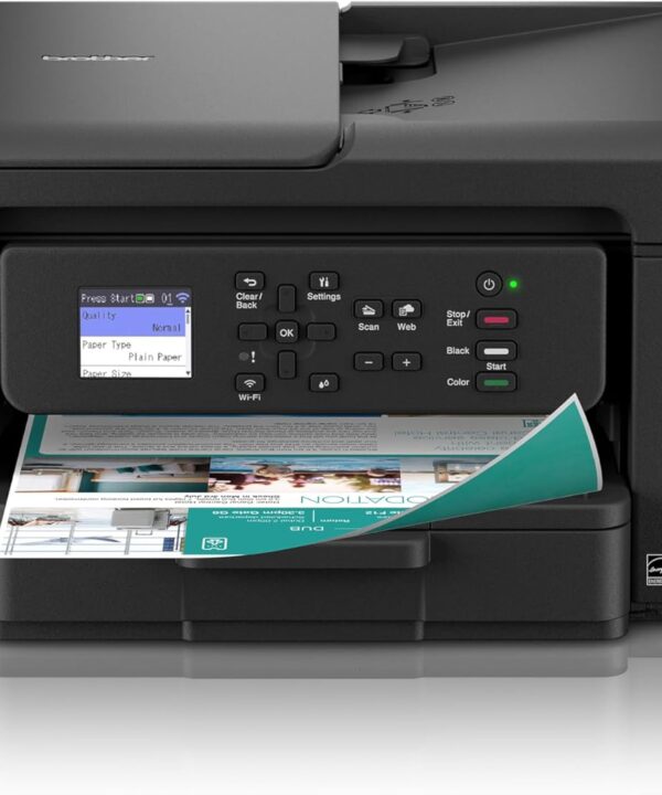 Brother Work Smart 1360 Wireless Color Inkjet All-in-One Printer with Automatic Duplex Printing and 1.8 Color Display | Includes Refresh Subscription Trial(1) (MFC-J1360DW) (Uses LC501 Series Inks)