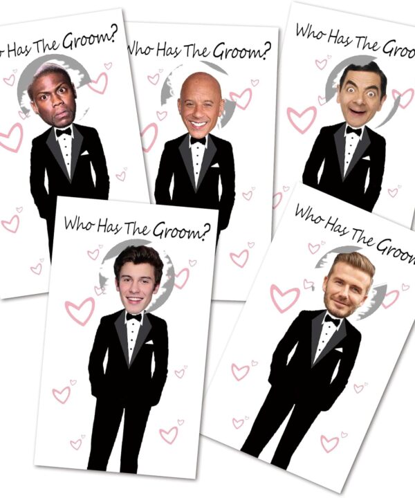 ukebobo Cute Bridal Shower Games - Scratch Off Bridal Shower Game.Funny Bachelorette Party Games - Who Has The Groom - 33 Sheets