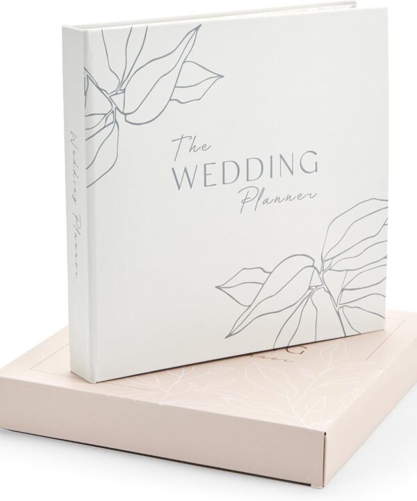 &And Per Se Wedding Planner Book and Organizer - Wedding Planning for Bride, Engagement Gifts for Couples, Future Brides and Grooms(Mystic Grey)