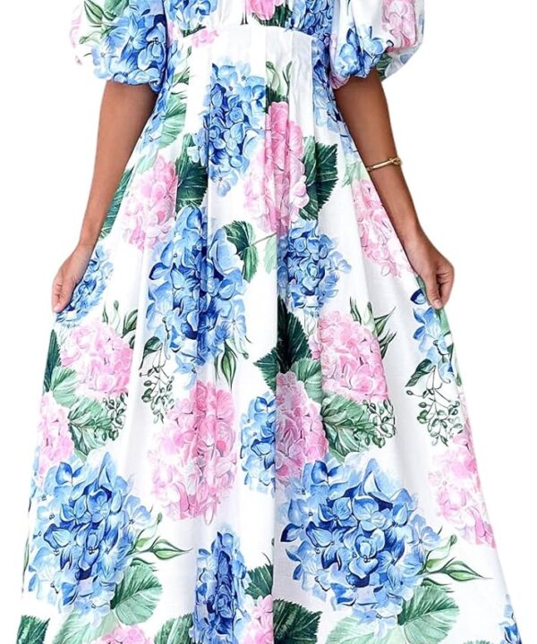 Sissyaki Women's Floral Maxi Dress 2026 Summer Spring Wedding Guest Dress