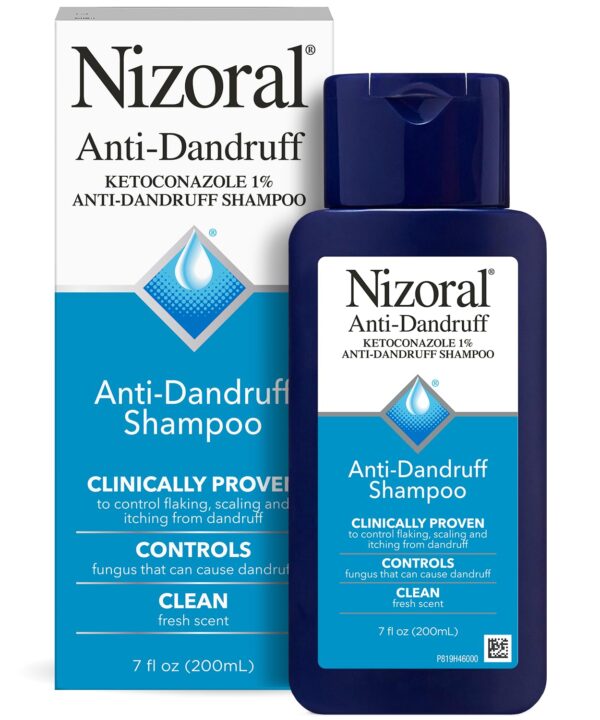 Nizoral Anti-Dandruff Shampoo with 1% Ketoconazole, Fresh Scent, 7 Fl Oz