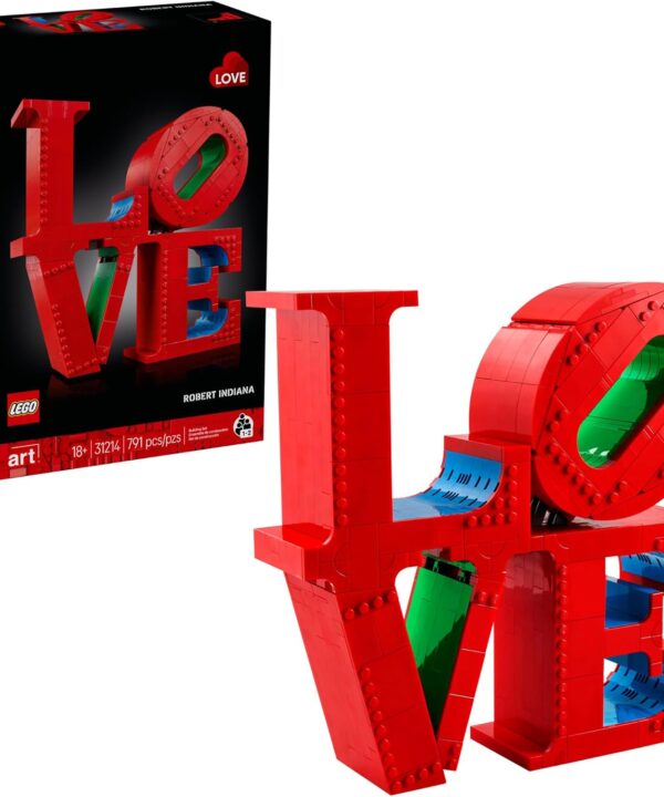 LEGO Art Love Collectible Building Set - DIY Kit for Adults, Ages 18+ - Gift for Valentines Day - Home Decor to Display on Table - 31214