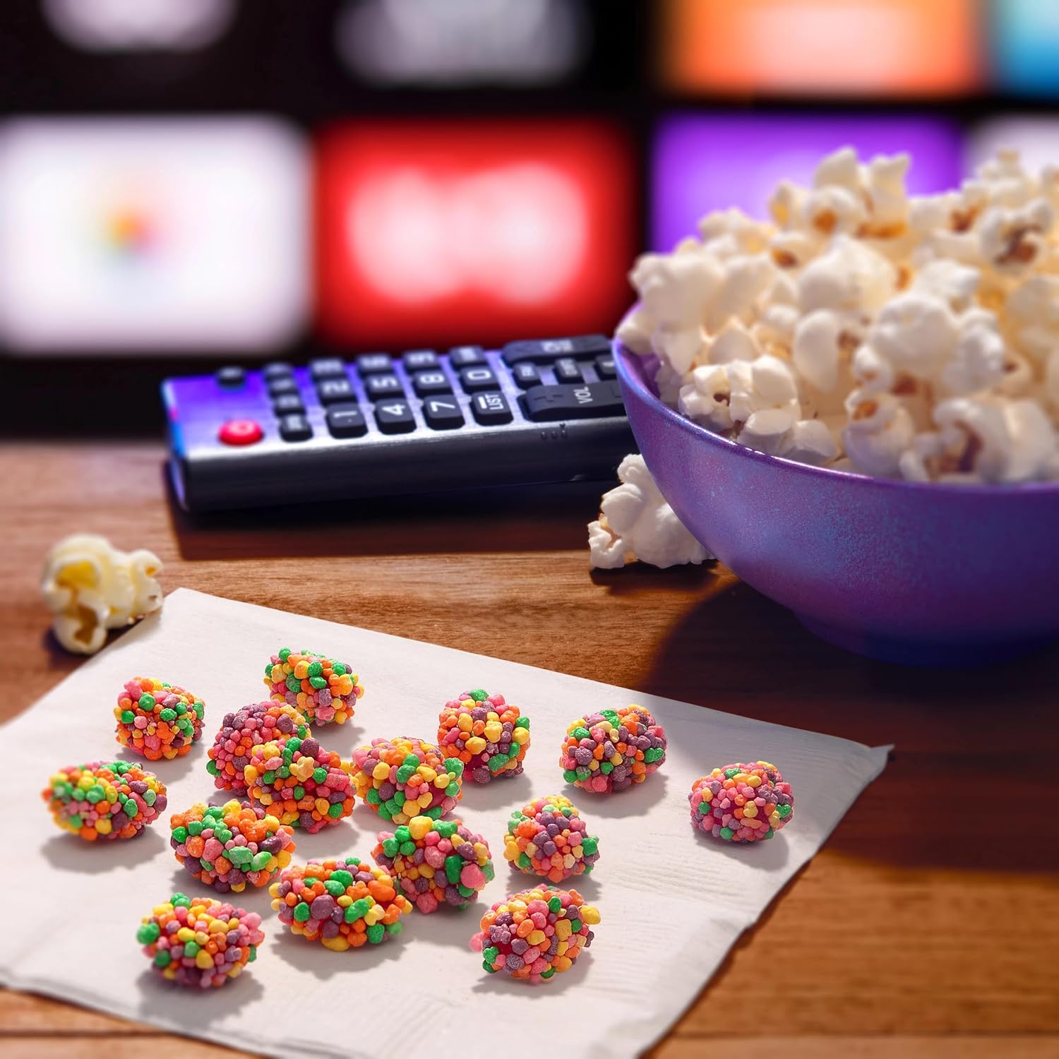 NERDS Gummy Clusters Candy, Rainbow, Crunchy and Gummy, 8 oz