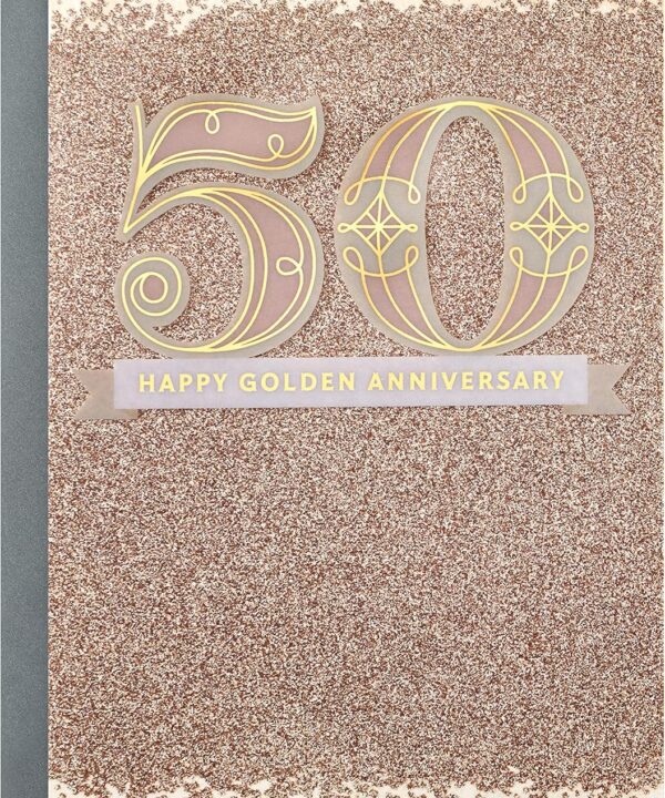 Hallmark 50th Anniversary Card (Golden Anniversary)