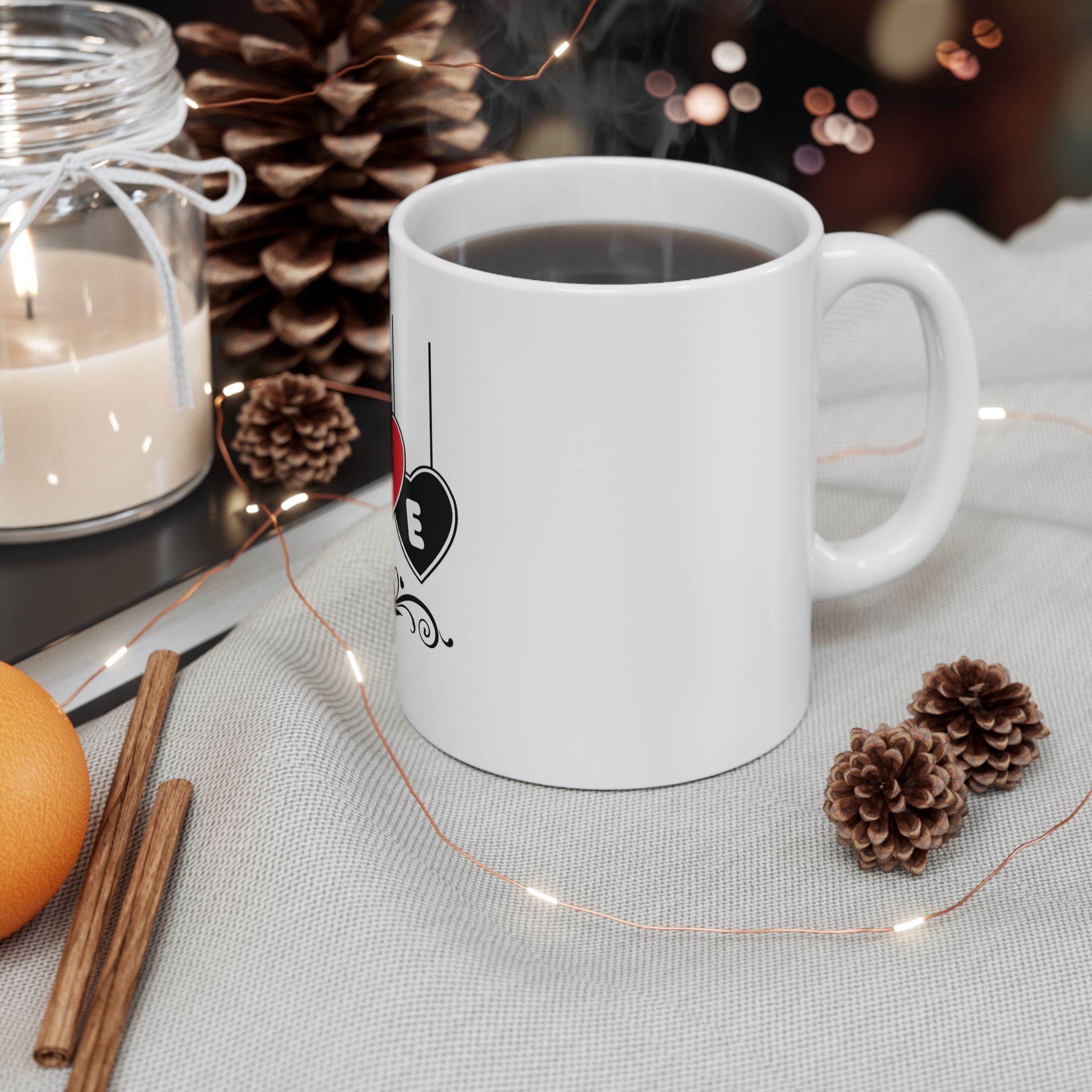 Love Heart Ceramic Mug – Valentine's Day 11oz/15oz Coffee Cup - Image 5