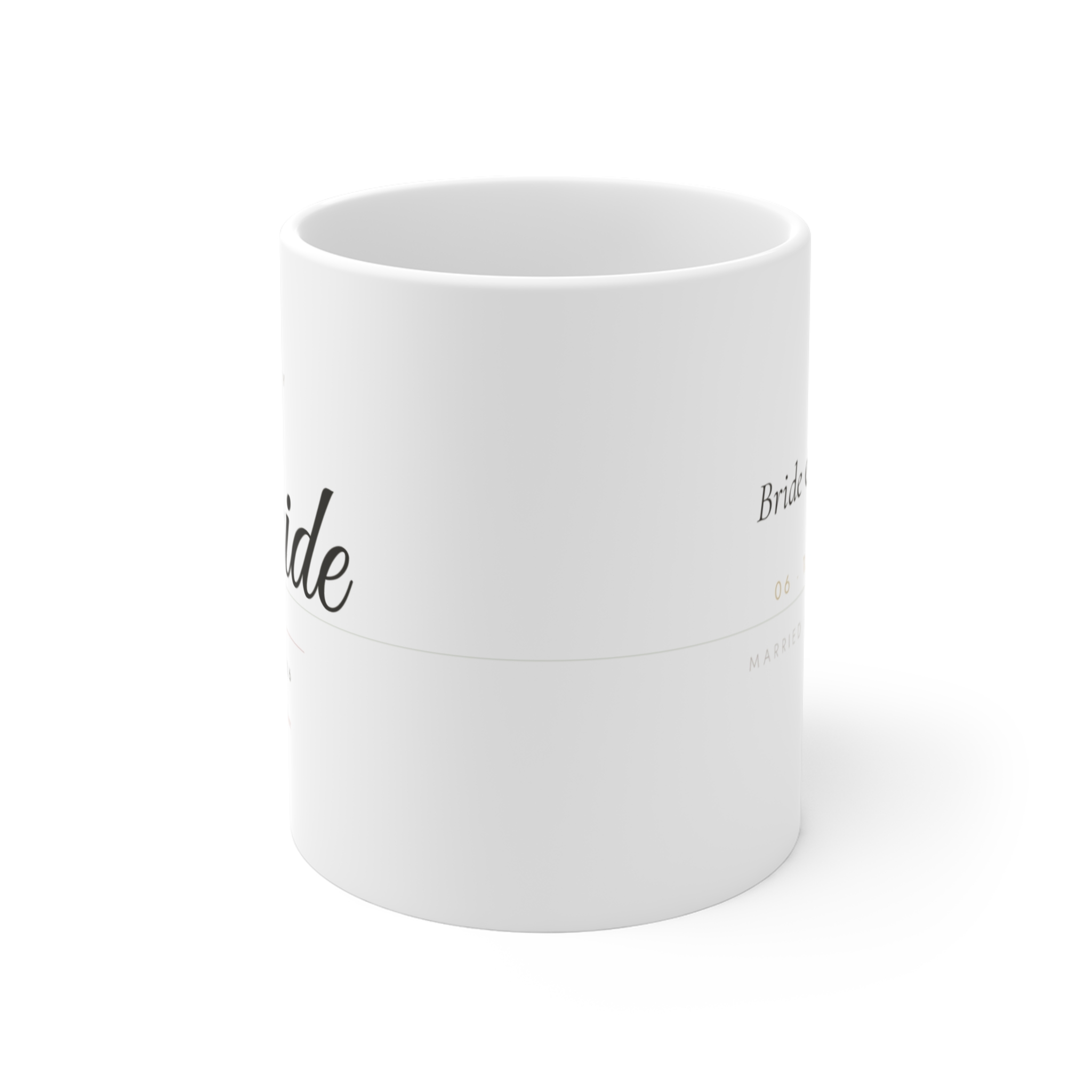 Bride Mug – Personalized 'Bride' Coffee Cup with State & Est. Date (Bridal Shower, Bachelorette Gift) - Image 2