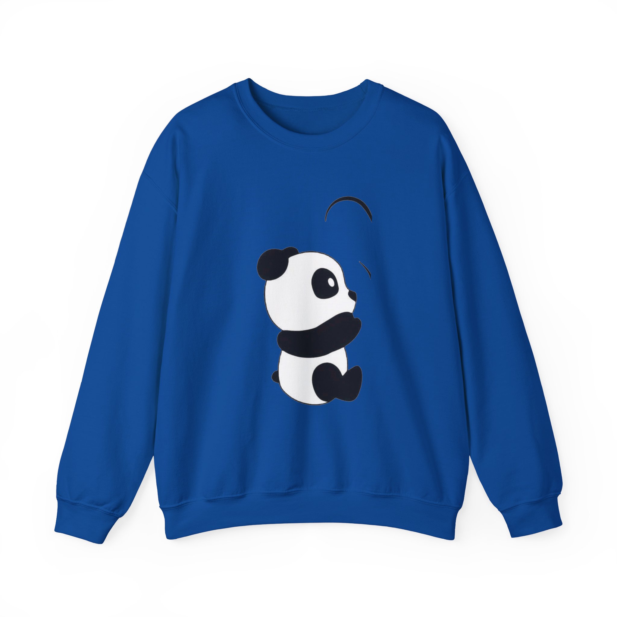 Panda Crewneck Sweatshirt – Cute Minimalist Panda Graphic - Image 25