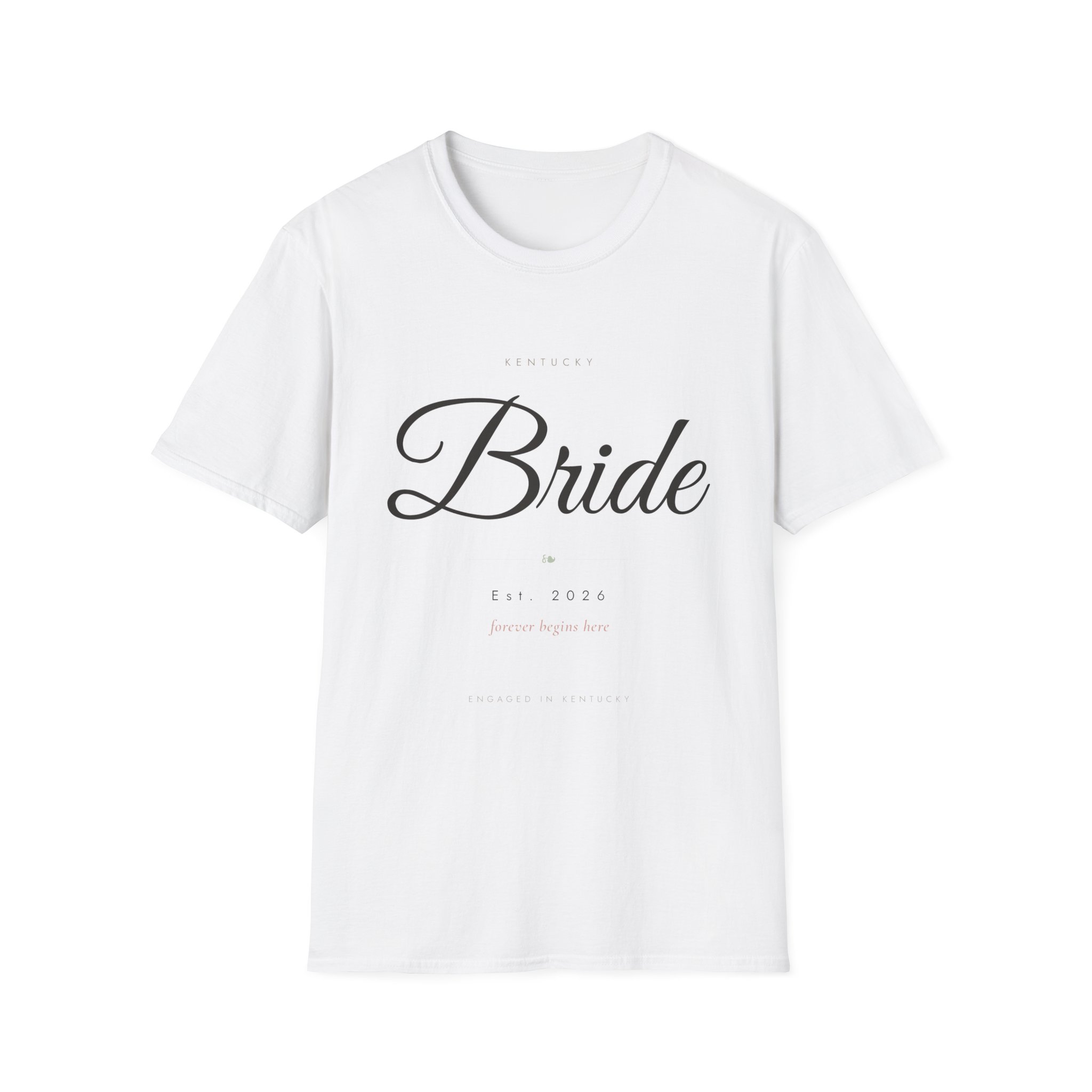 Bride Script T‑Shirt — Elegant Bridal Tee for Bachelorette & Wedding Day