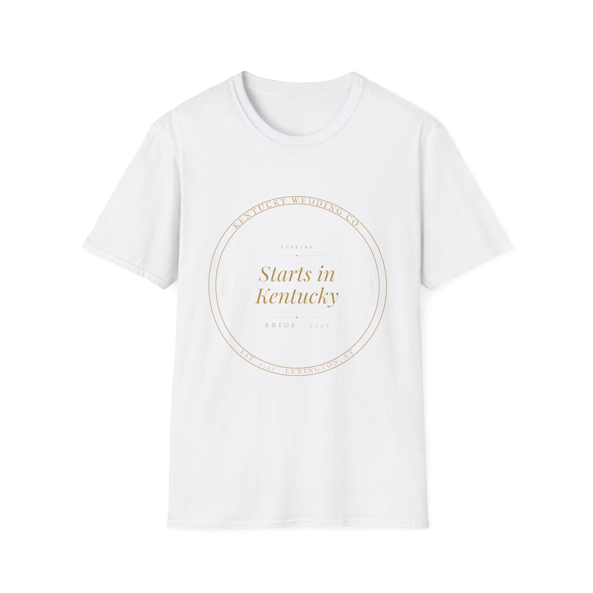 Kentucky Starts In Kentucky T-Shirt — Minimal State Pride Tee