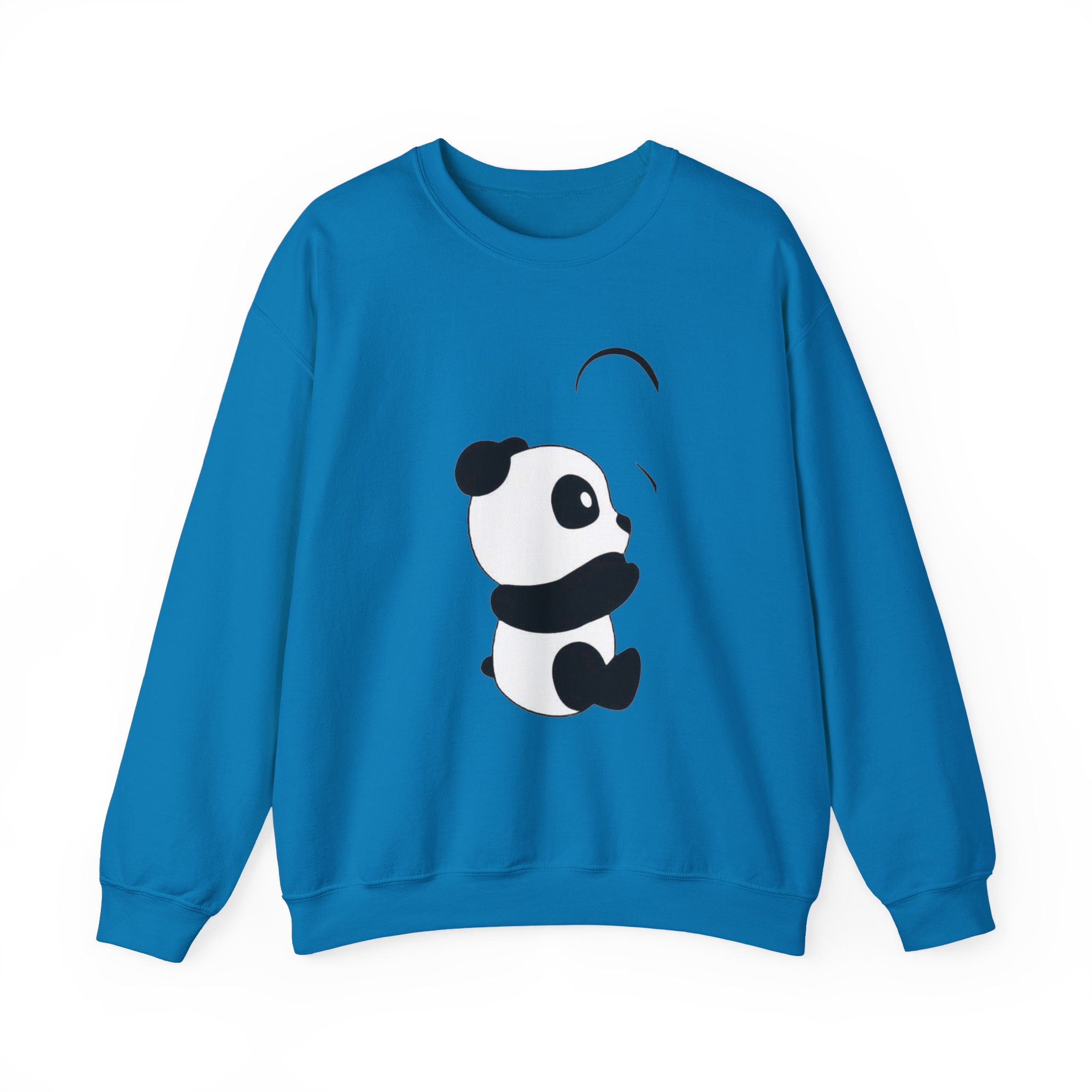 Panda Crewneck Sweatshirt – Cute Minimalist Panda Graphic - Image 21