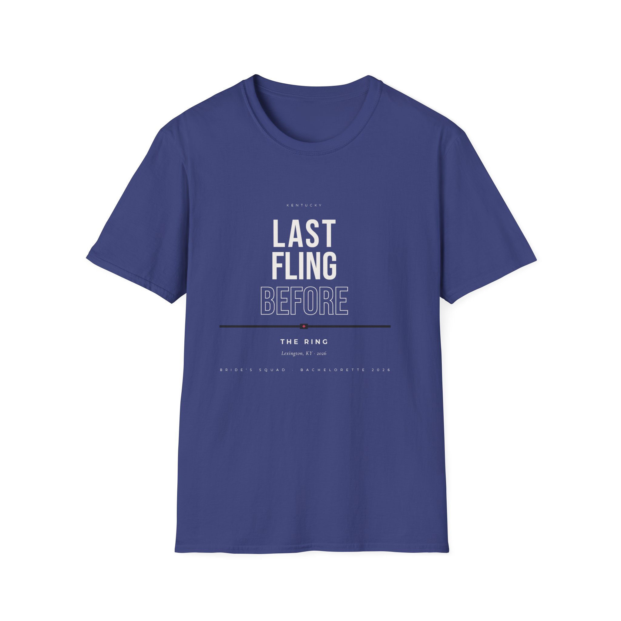 Bachelorette Party T-Shirt — "Last Fling Before The Ring" Graphic Tee - Image 18