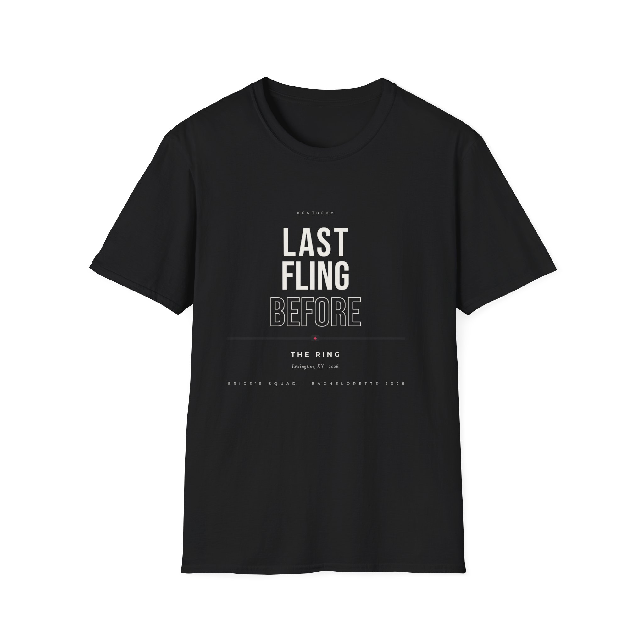 Bachelorette Party T-Shirt — "Last Fling Before The Ring" Graphic Tee - Image 5