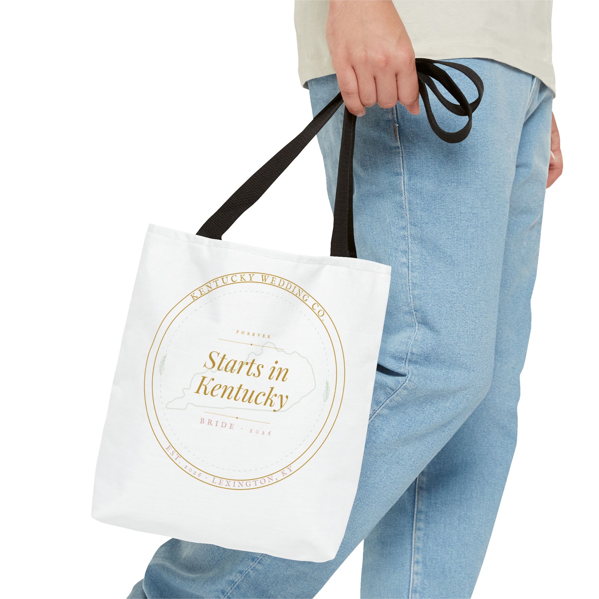 Kentucky Roots Tote Bag – “Starts in Kentucky” Vintage Badge Design - Image 3