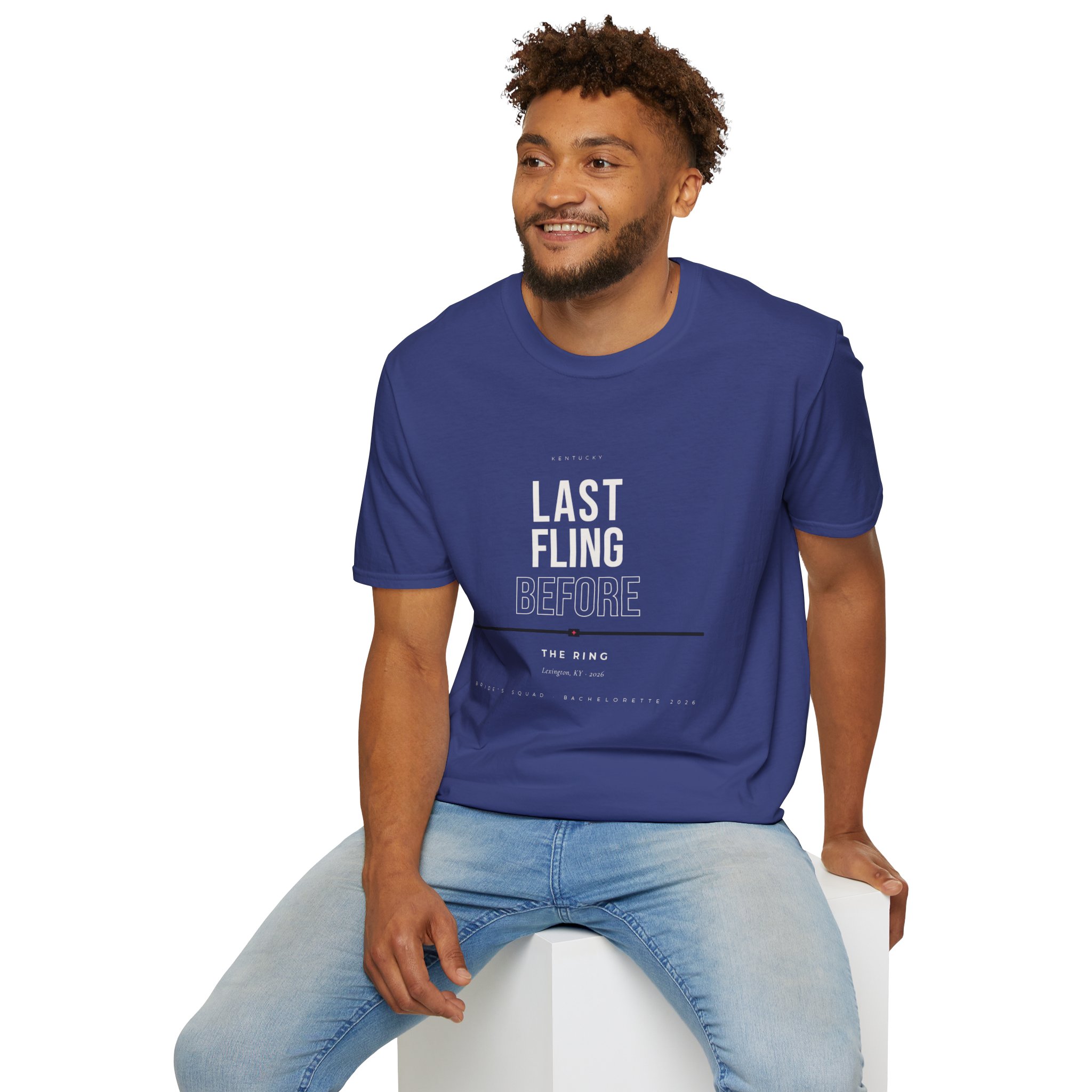 Bachelorette Party T-Shirt — "Last Fling Before The Ring" Graphic Tee - Image 21