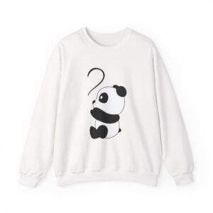 Panda Crewneck Sweatshirt – Cute Minimalist Panda Graphic (Female)