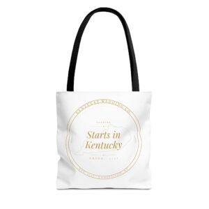 Kentucky Roots Tote Bag – “Starts in Kentucky” Vintage Badge Design