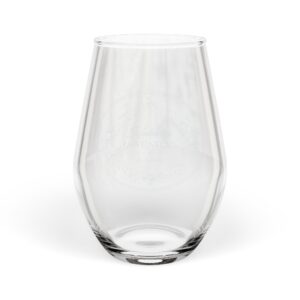 Engraved Stemless Wine Glass 11.5 oz — Personalized Elegant Barware Gift
