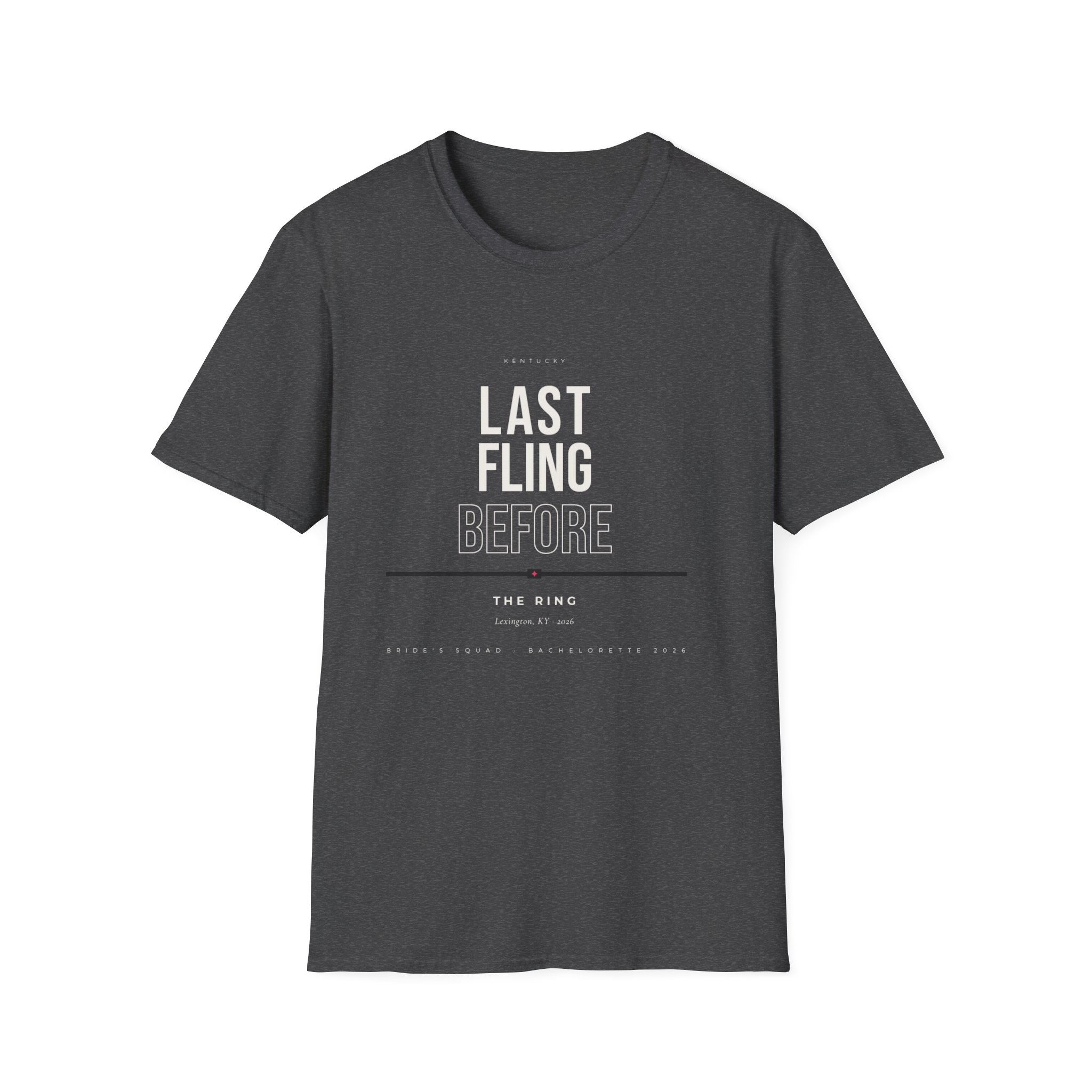 Bachelorette Party T-Shirt — "Last Fling Before The Ring" Graphic Tee - Image 15