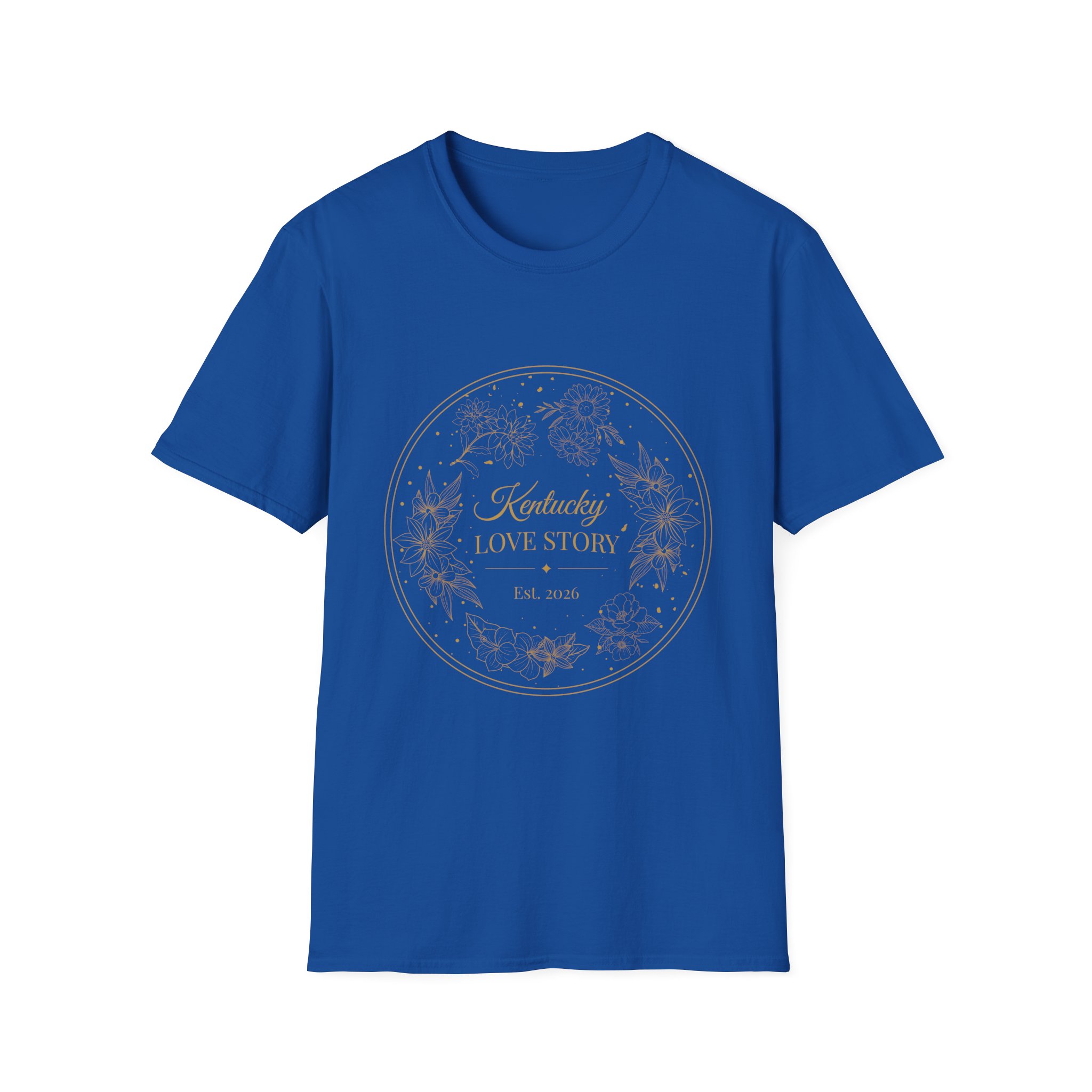 Kentucky Love Story Floral T‑Shirt