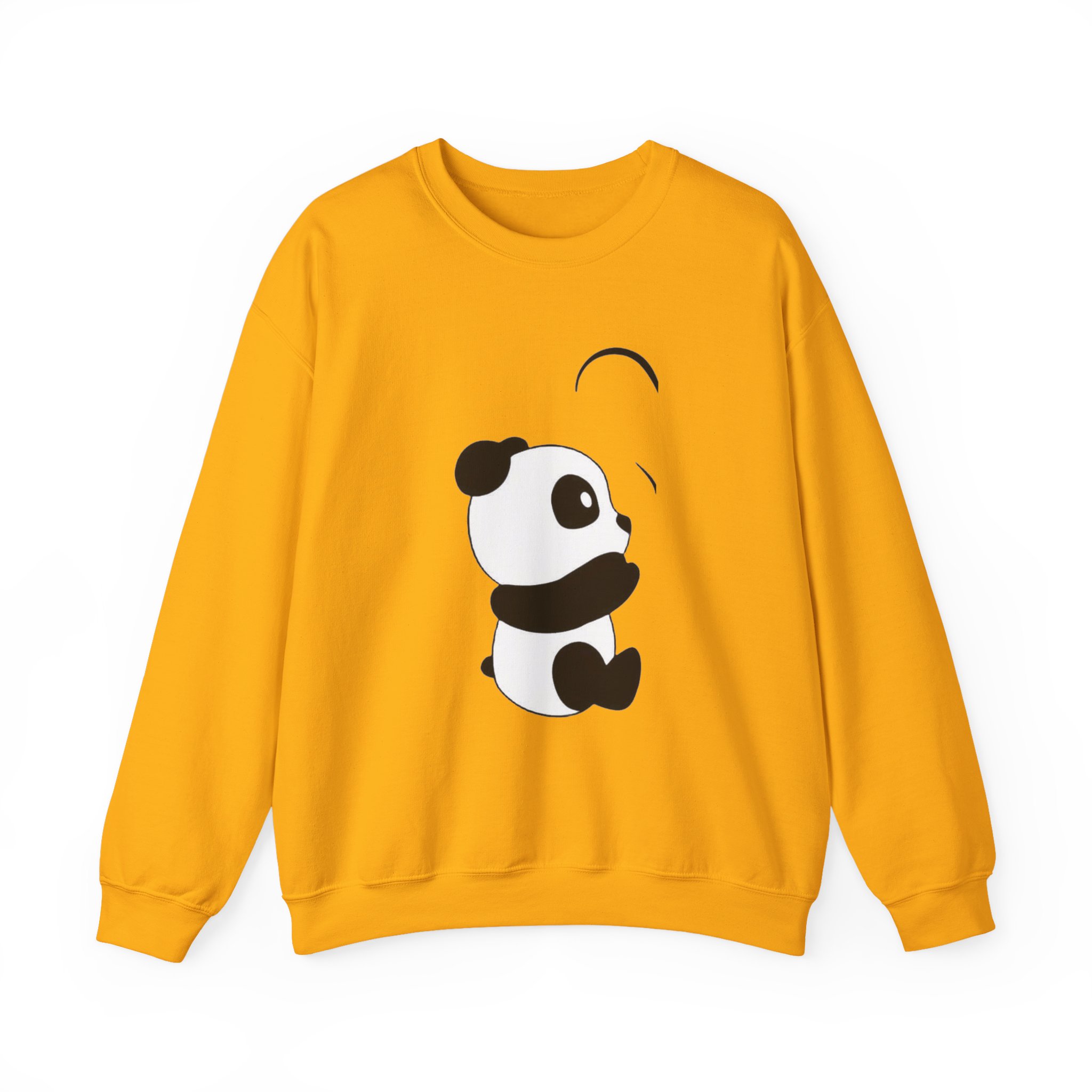 Panda Crewneck Sweatshirt – Cute Minimalist Panda Graphic - Image 14