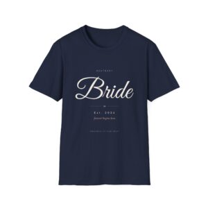 Copy of Bride Script T‑Shirt — Elegant Bridal Tee for Bachelorette & Wedding Day